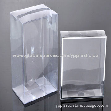 Square transparent PVC pet plastic boxes